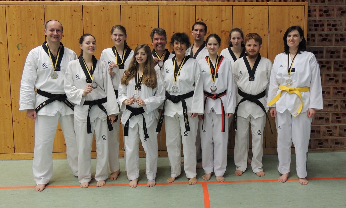 Das gemeinsame Team des Taekwondo Spöck und Weingarten