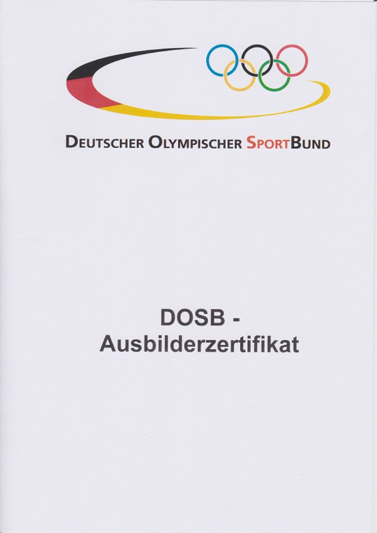 DOSB-Ausbilderzertifikat Michael Scherer